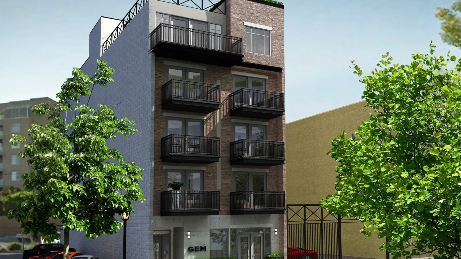 Finished multi-storey residential building by Comark