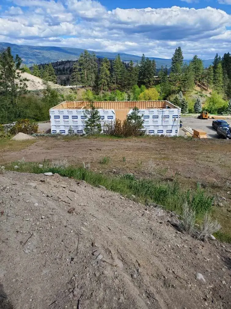 Cleared building lot in the South Okanagan