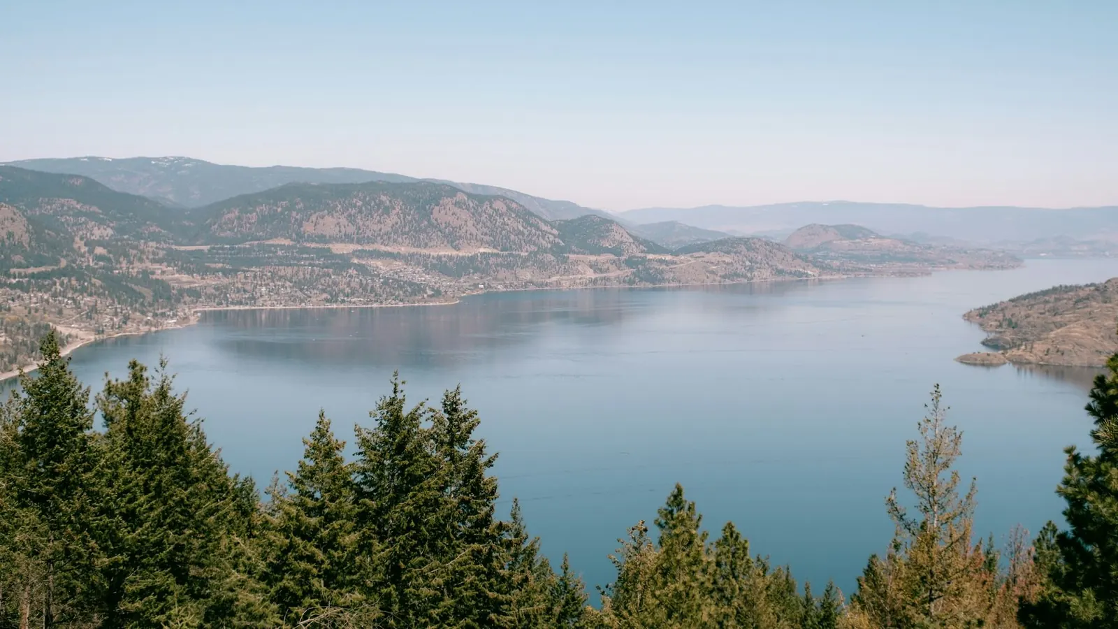 Okanagan Lake from the hills